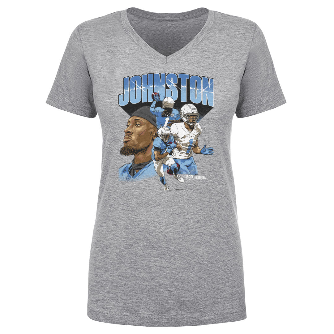 Quentin Johnston Women's V-Neck T-Shirt | 500 LEVEL