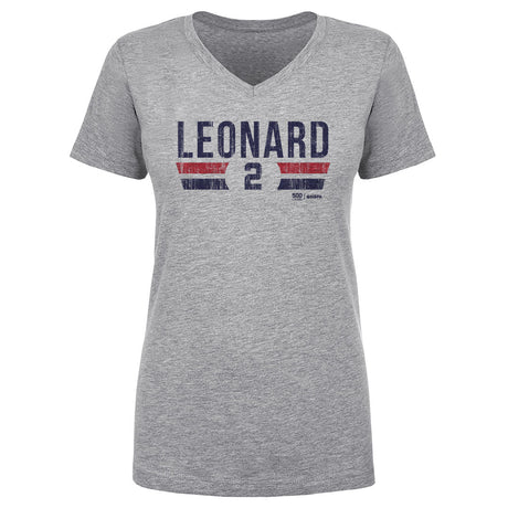 Kawhi Leonard Women's V-Neck T-Shirt | 500 LEVEL