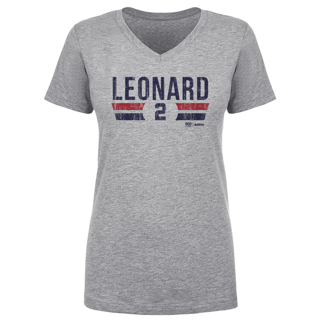 Kawhi Leonard Women's V-Neck T-Shirt | 500 LEVEL