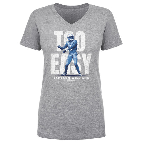 Jameson Williams Women's V-Neck T-Shirt | 500 LEVEL