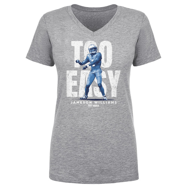 Jameson Williams Women's V-Neck T-Shirt | 500 LEVEL