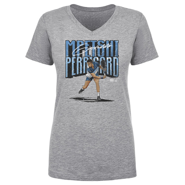 Giovanni Mpetshi Perricard Women's V-Neck T-Shirt | 500 LEVEL