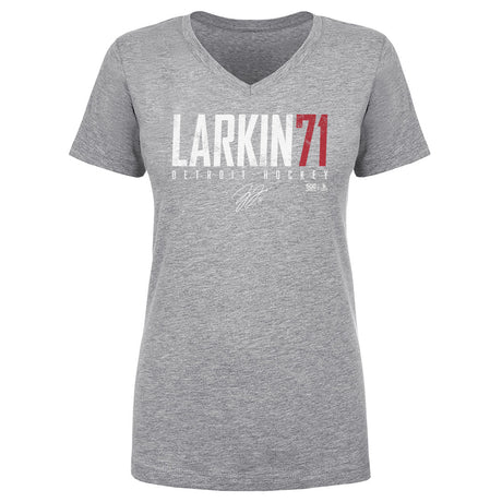 Dylan Larkin Women's V-Neck T-Shirt | 500 LEVEL