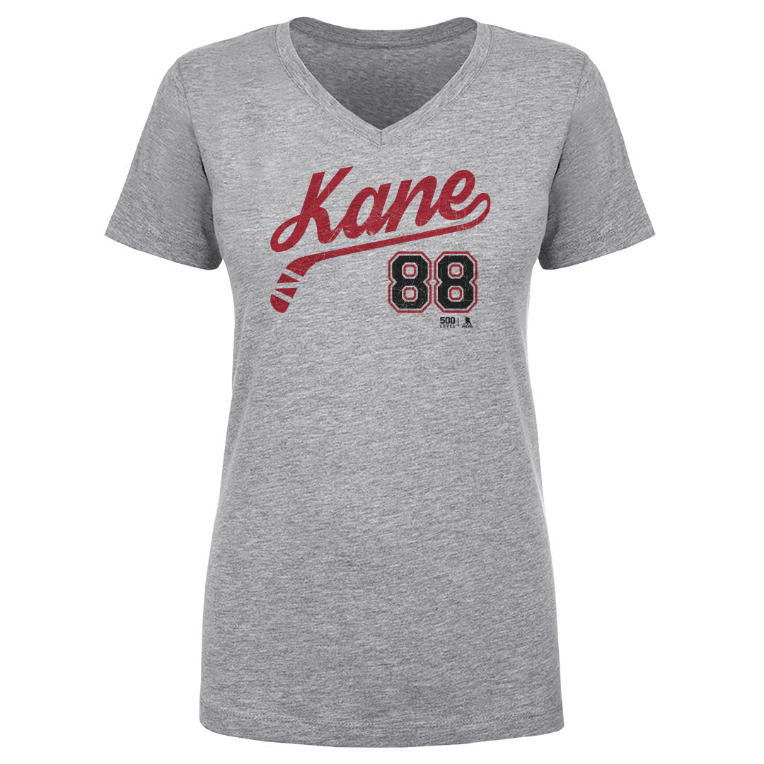 Patrick Kane Women's V-Neck T-Shirt | 500 LEVEL