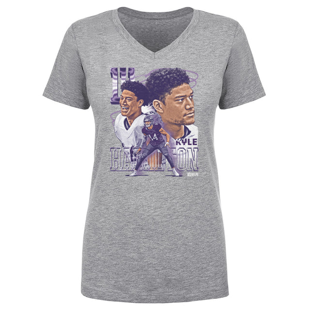 Kyle Hamilton Women's V-Neck T-Shirt | 500 LEVEL