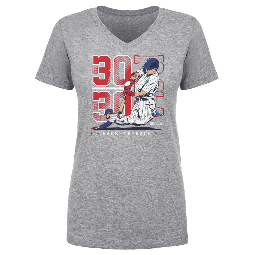 Pete Crow-Armstrong Women's V-Neck T-Shirt | 500 LEVEL