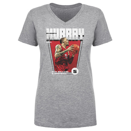 Dejounte Murray Women's V-Neck T-Shirt | 500 LEVEL