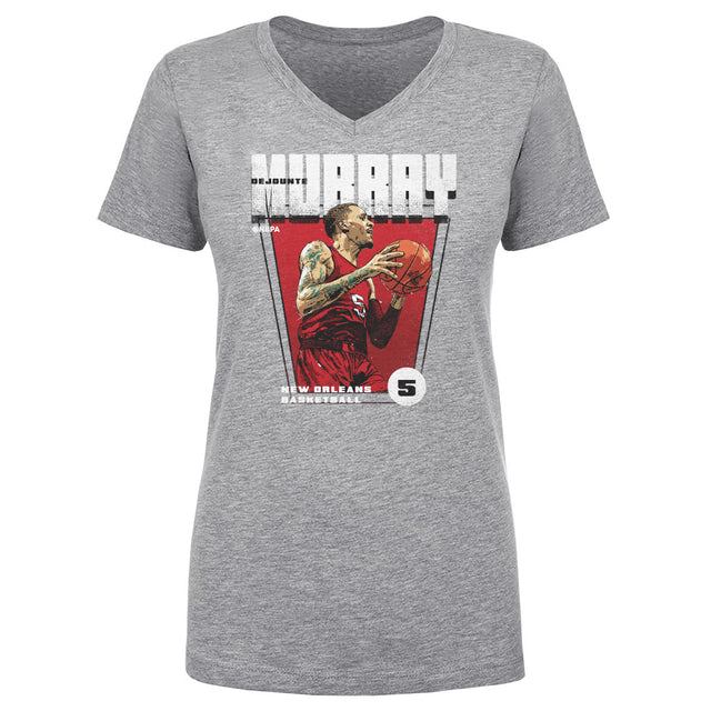 Dejounte Murray Women's V-Neck T-Shirt | 500 LEVEL