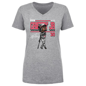 Ken Griffey Jr. Women's V-Neck T-Shirt | 500 LEVEL