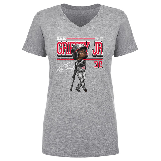 Ken Griffey Jr. Women's V-Neck T-Shirt | 500 LEVEL