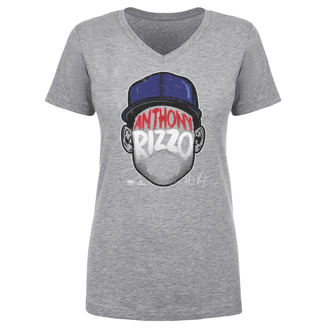 Anthony Rizzo Women's V-Neck T-Shirt | 500 LEVEL