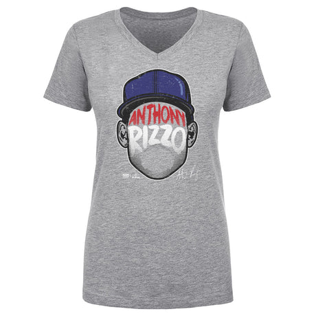 Anthony Rizzo Women's V-Neck T-Shirt | 500 LEVEL