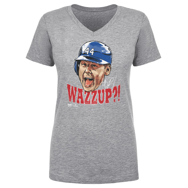 Anthony Rizzo Women's V-Neck T-Shirt | 500 LEVEL