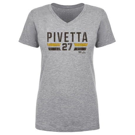 Nick Pivetta Women's V-Neck T-Shirt | 500 LEVEL