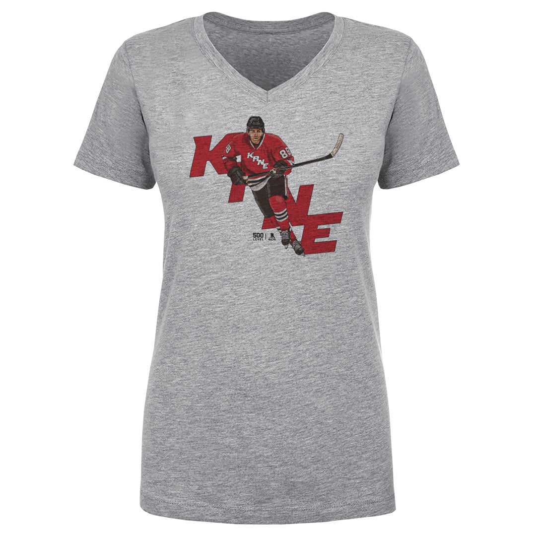 Patrick Kane Women's V-Neck T-Shirt | 500 LEVEL