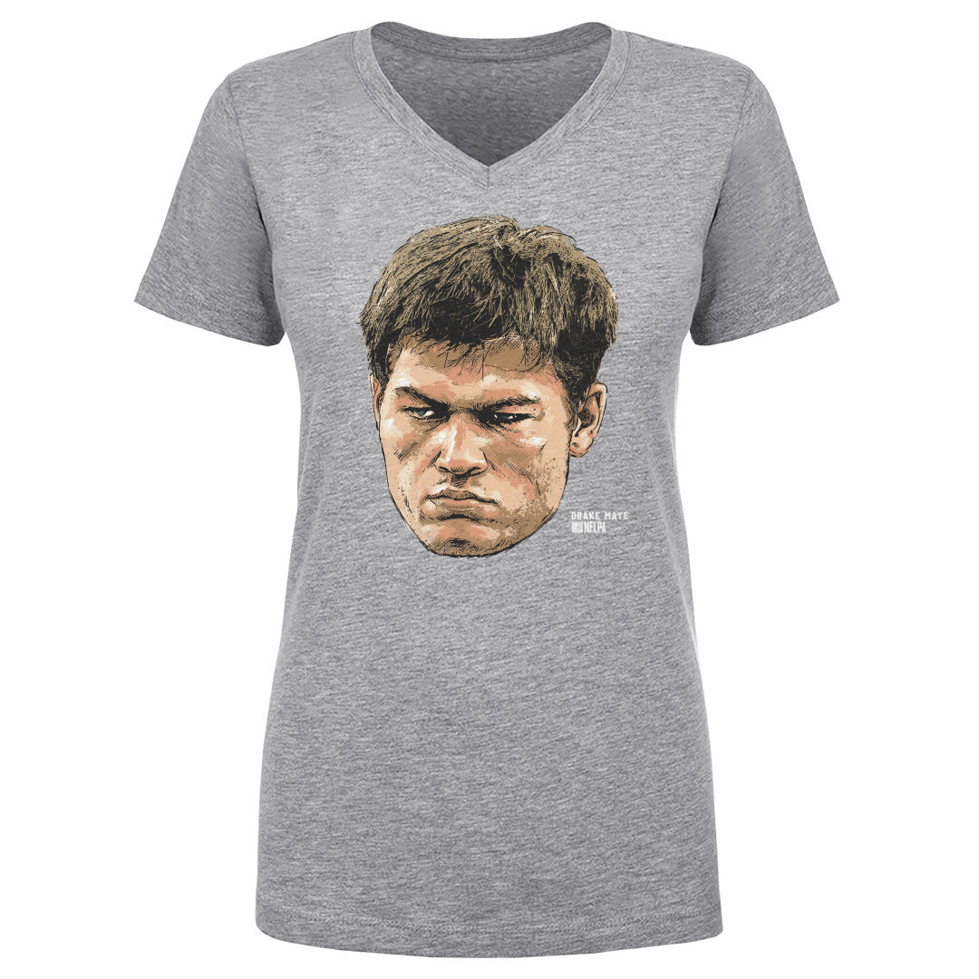 Drake Maye Women's V-Neck T-Shirt | 500 LEVEL