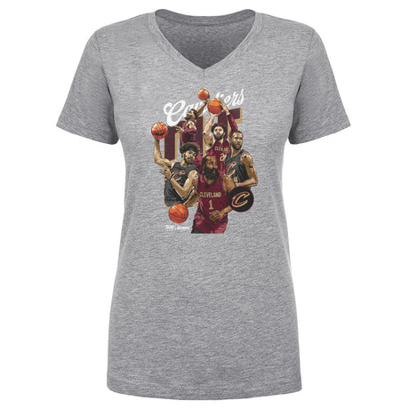 Cleveland Cavaliers Women's V-Neck T-Shirt | 500 LEVEL