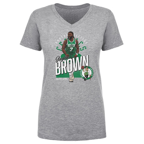 Jaylen Brown Women's V-Neck T-Shirt | 500 LEVEL