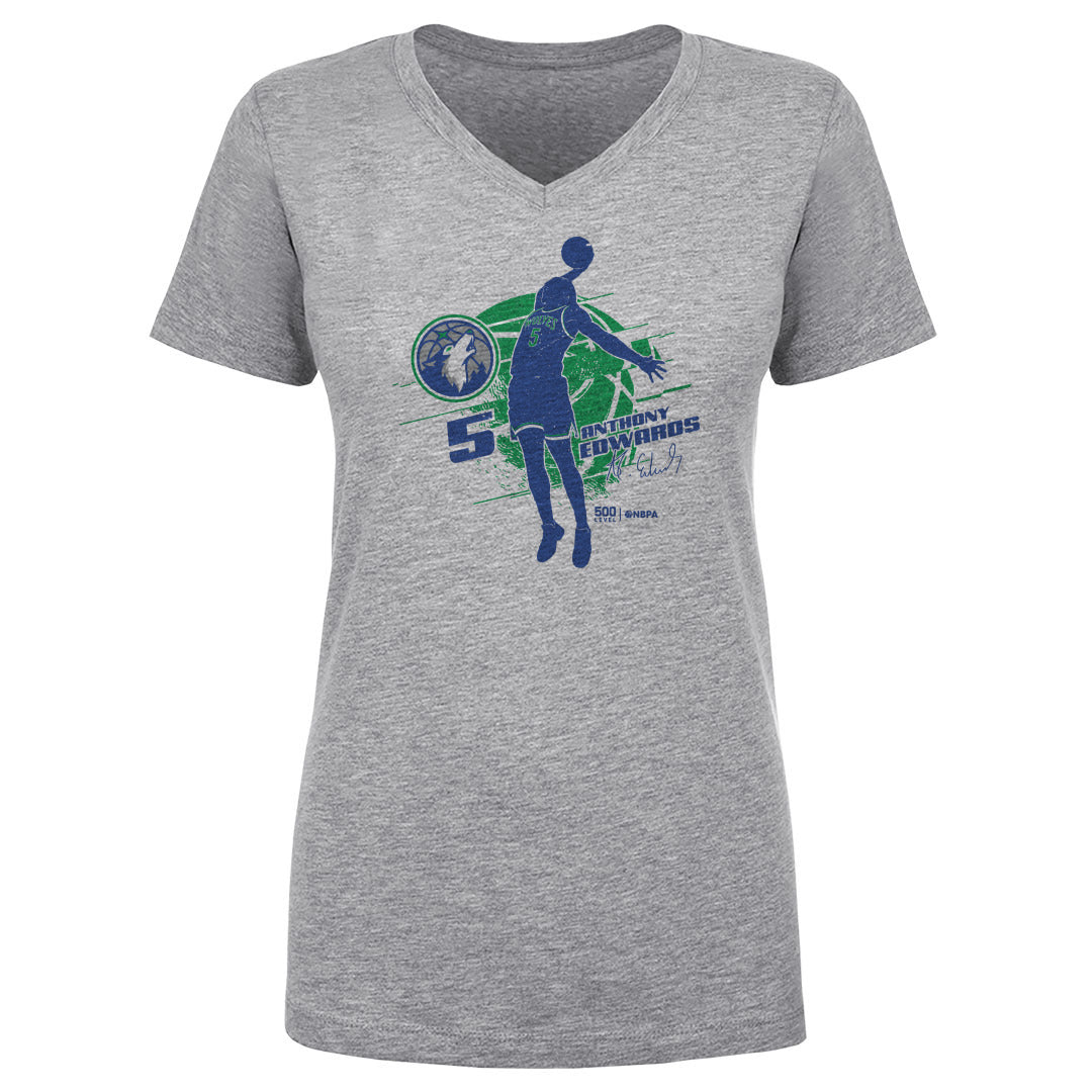 Anthony Edwards Women's V-Neck T-Shirt | 500 LEVEL