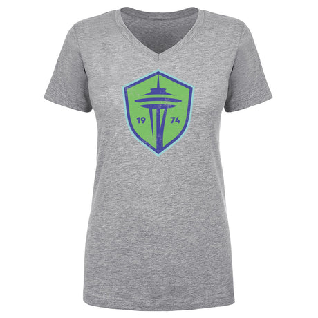 Seattle Sounders FC Women's V-Neck T-Shirt | 500 LEVEL