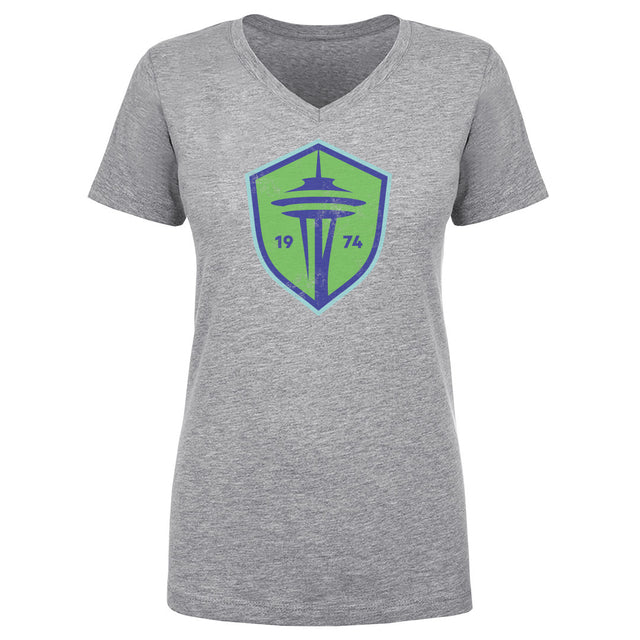 Seattle Sounders FC Women's V-Neck T-Shirt | 500 LEVEL
