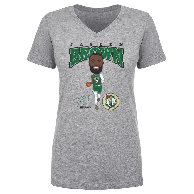 Jaylen Brown Women's V-Neck T-Shirt | 500 LEVEL