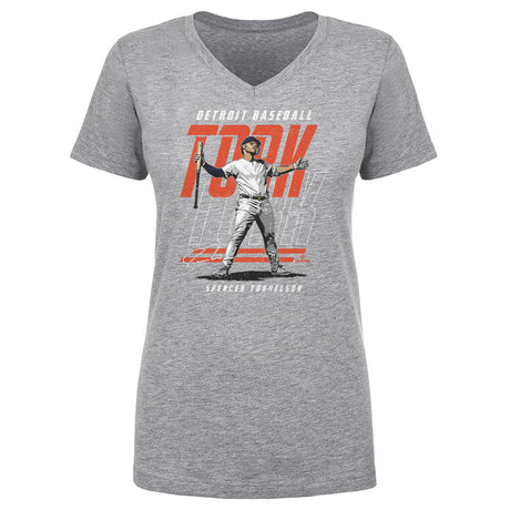 Spencer Torkelson Women's V-Neck T-Shirt | 500 LEVEL