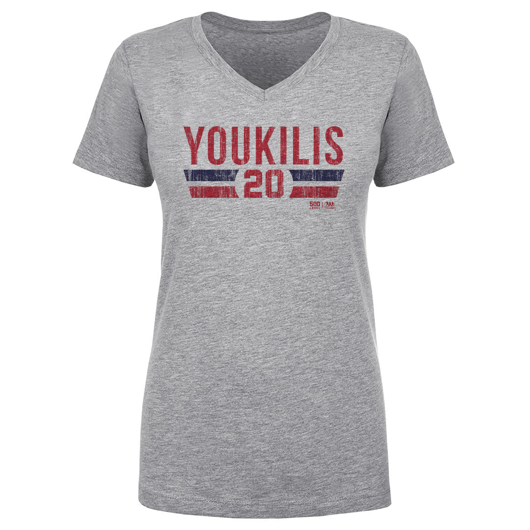 Kevin Youkilis Women's V-Neck T-Shirt | 500 LEVEL