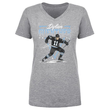 Dylan Guenther Women's V-Neck T-Shirt | 500 LEVEL