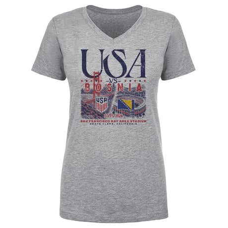 USMNT Women's V-Neck T-Shirt | 500 LEVEL