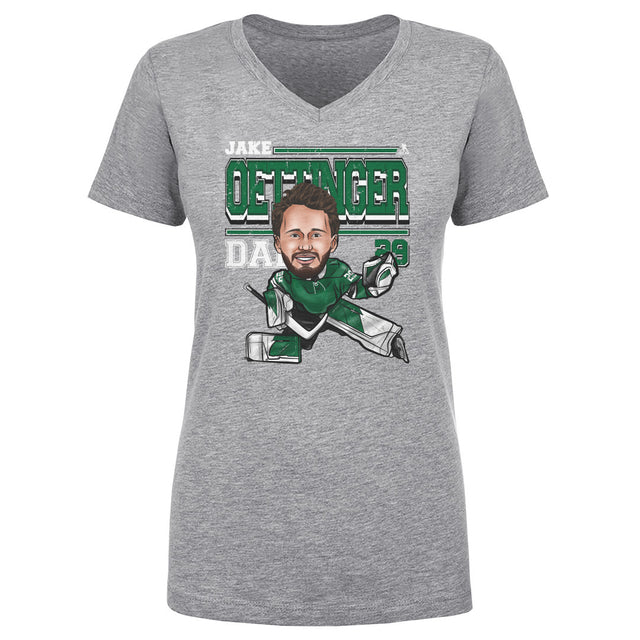 Jake Oettinger Women's V-Neck T-Shirt | 500 LEVEL