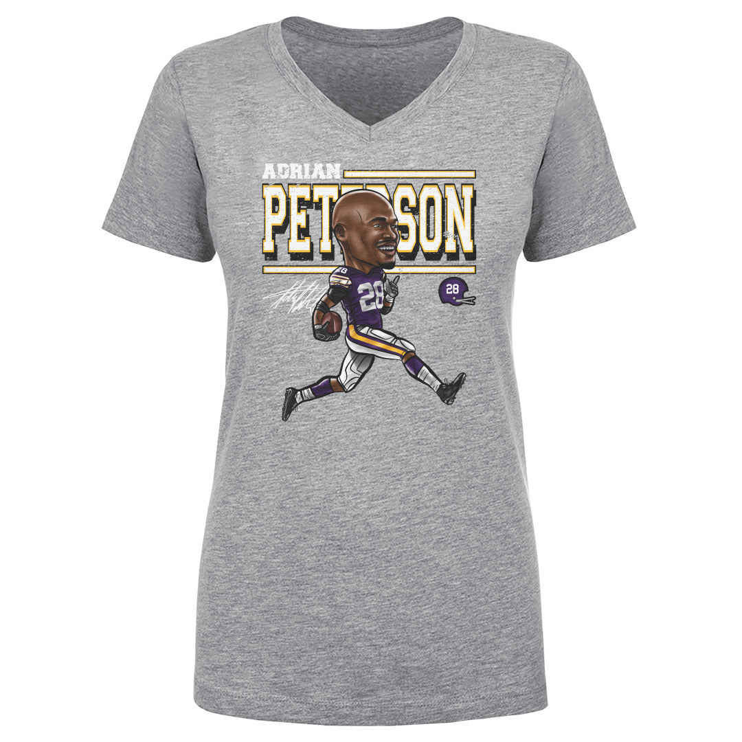 Adrian Peterson Women's V-Neck T-Shirt | 500 LEVEL