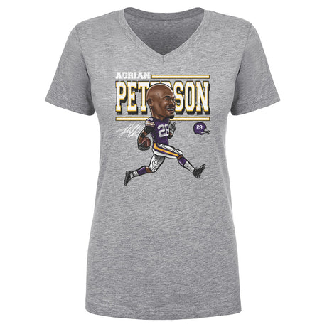Adrian Peterson Women's V-Neck T-Shirt | 500 LEVEL