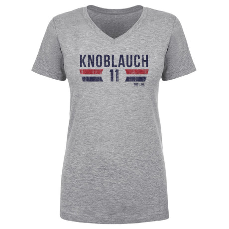 Chuck Knoblauch Women's V-Neck T-Shirt | 500 LEVEL