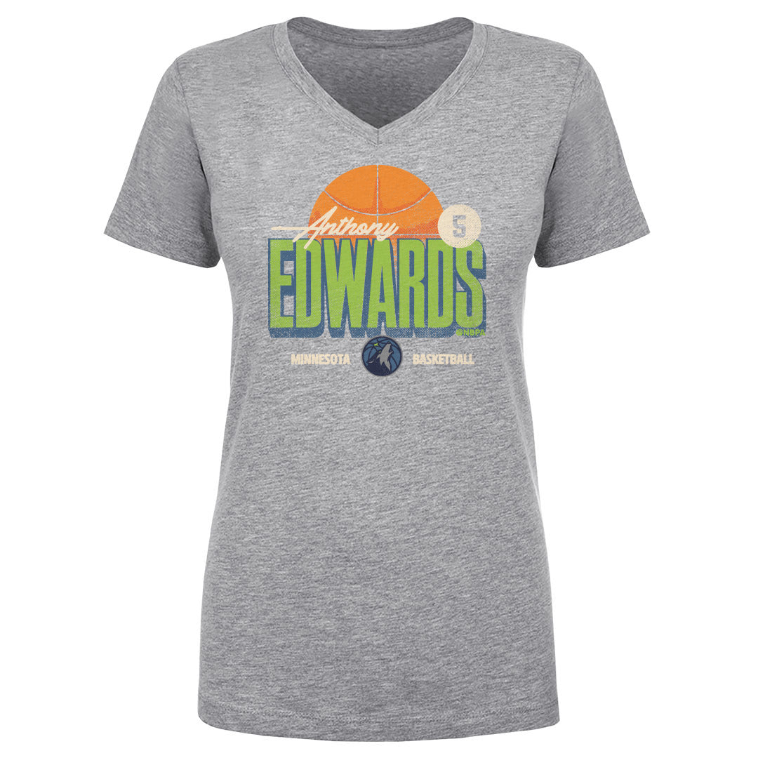 Anthony Edwards Women's V-Neck T-Shirt | 500 LEVEL
