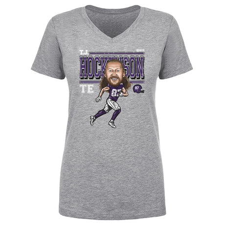 T.J. Hockenson Women's V-Neck T-Shirt | 500 LEVEL