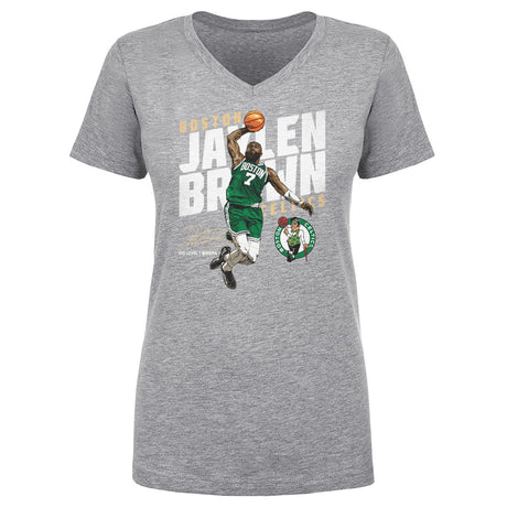 Jaylen Brown Women's V-Neck T-Shirt | 500 LEVEL