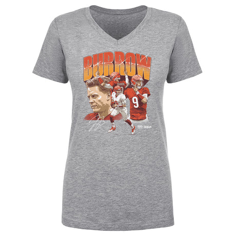 Joe Burrow Women's V-Neck T-Shirt | 500 LEVEL