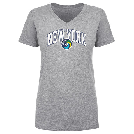 New York Cosmos Women's V-Neck T-Shirt | 500 LEVEL