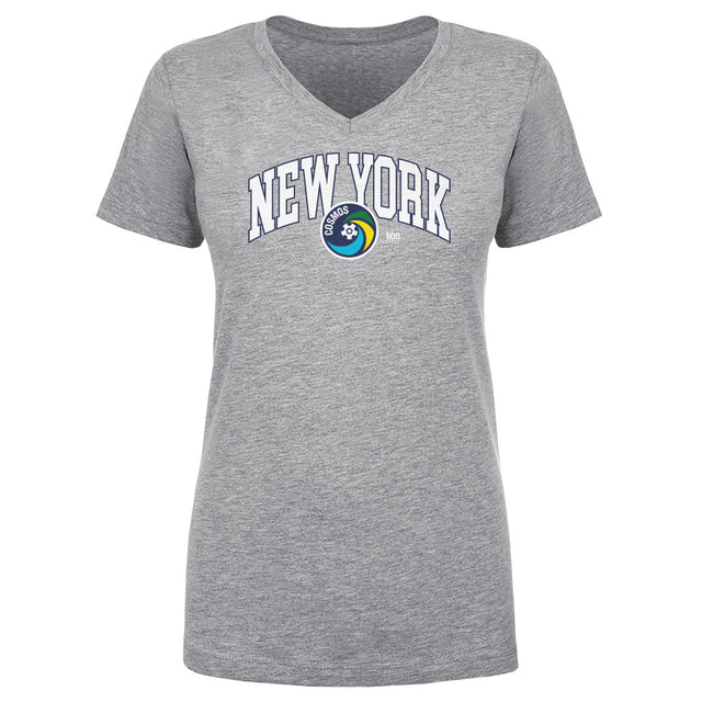 New York Cosmos Women's V-Neck T-Shirt | 500 LEVEL