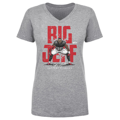 Jeffery Simmons Women's V-Neck T-Shirt | 500 LEVEL