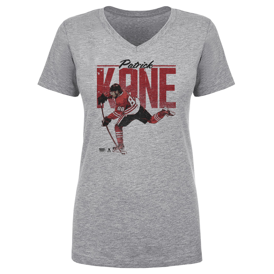 Patrick Kane Women's V-Neck T-Shirt | 500 LEVEL