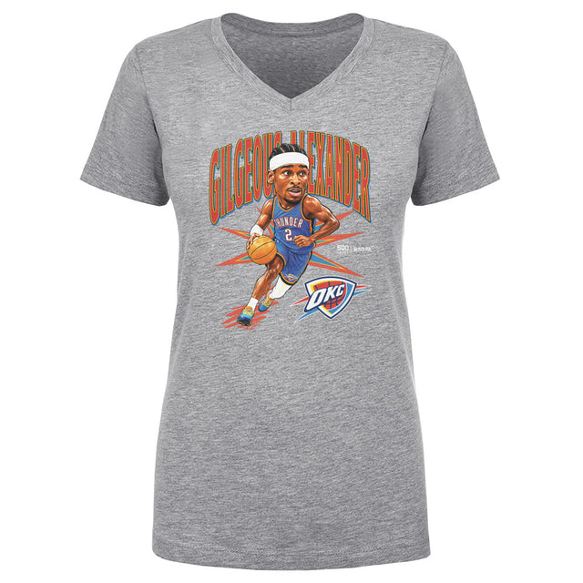 Shai Gilgeous-Alexander Women's V-Neck T-Shirt | 500 LEVEL