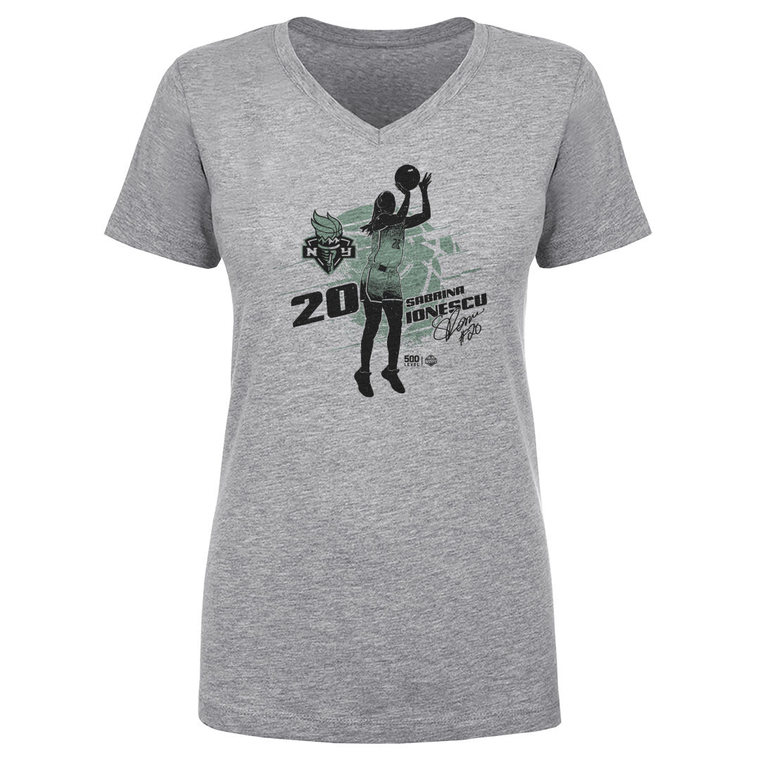Sabrina Ionescu Women's V-Neck T-Shirt | 500 LEVEL
