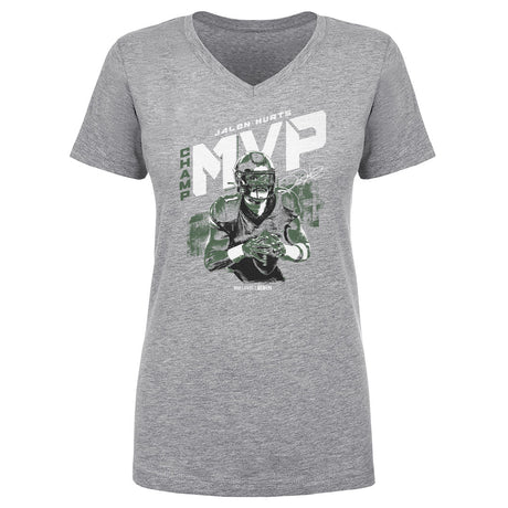 Jalen Hurts Women's V-Neck T-Shirt | 500 LEVEL