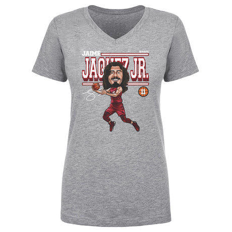 Jaime Jaquez Jr. Women's V-Neck T-Shirt | 500 LEVEL