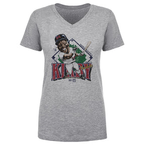 Kirby Puckett Women's V-Neck T-Shirt | 500 LEVEL