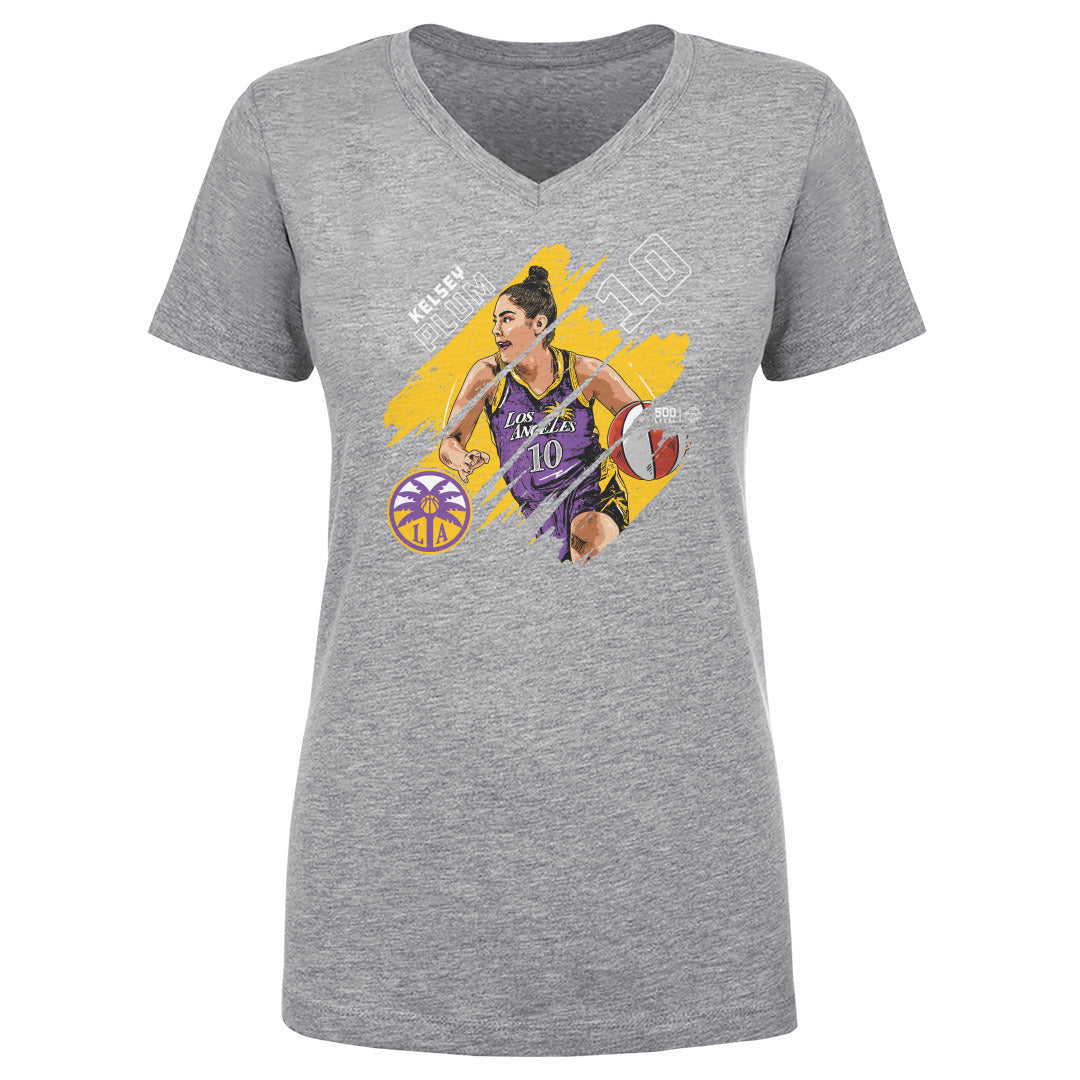 Kelsey Plum Women's V-Neck T-Shirt | 500 LEVEL