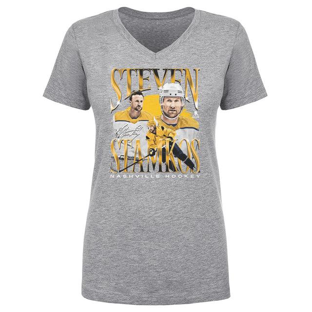 Steven Stamkos Women's V-Neck T-Shirt | 500 LEVEL