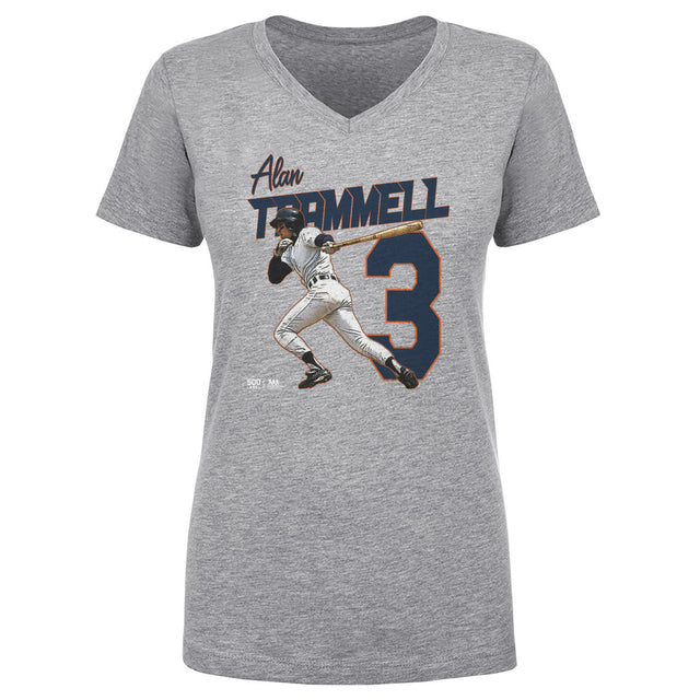 Alan Trammell Women's V-Neck T-Shirt | 500 LEVEL